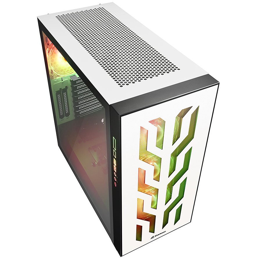 Kasë Sharkoon Elite Shark CA300T ATX/E-ATX 2xGlas – Bardhë - Figura 5