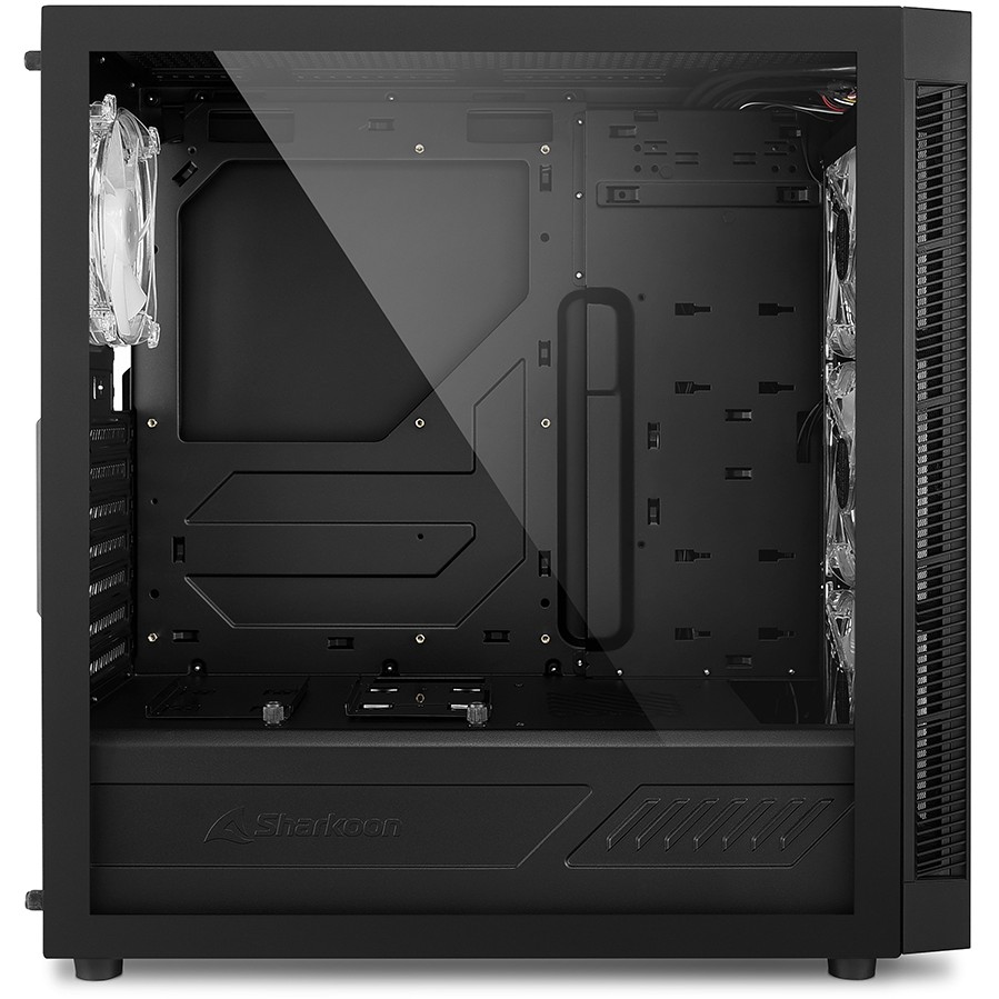 Kasë Sharkoon TG6M RGB ATX 1xGlas – Zezë - Figura 4