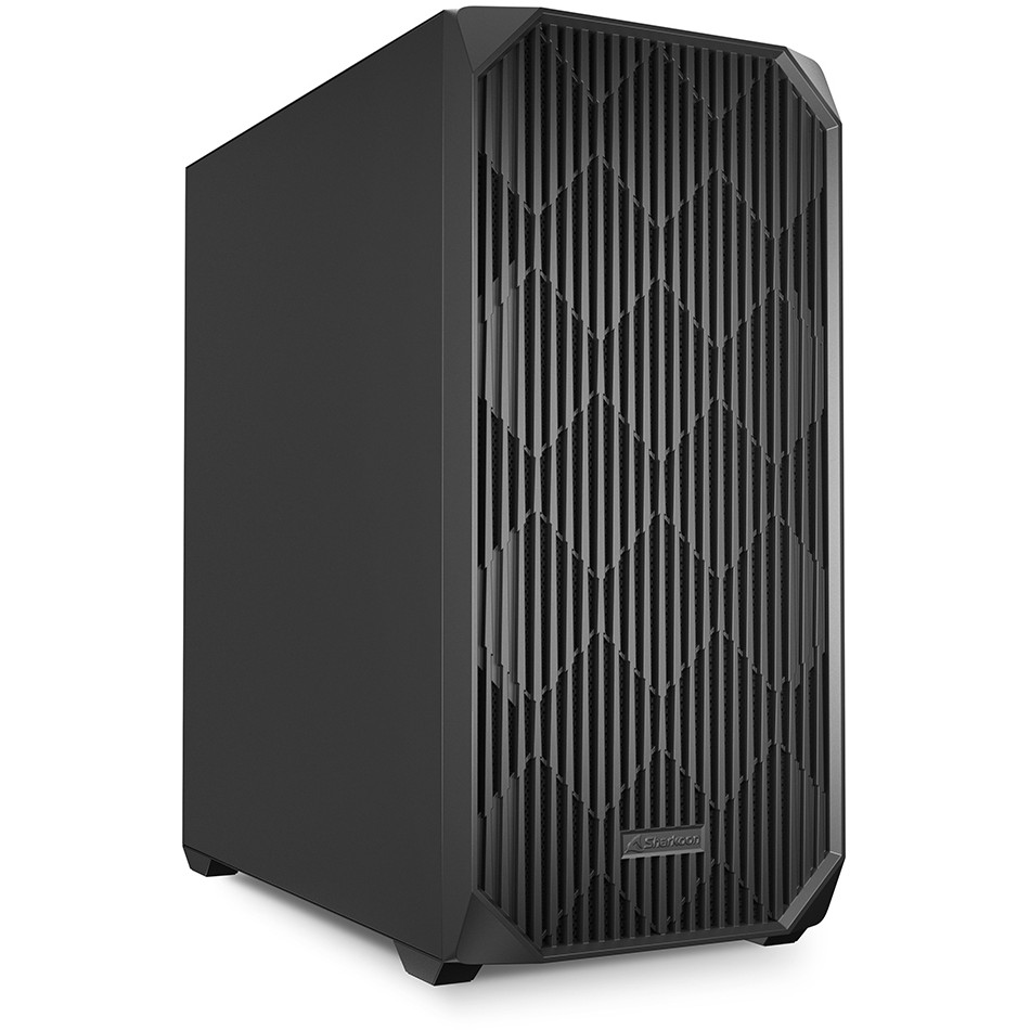 Kasë Sharkoon AK3 ATX 1xMetal - Zezë