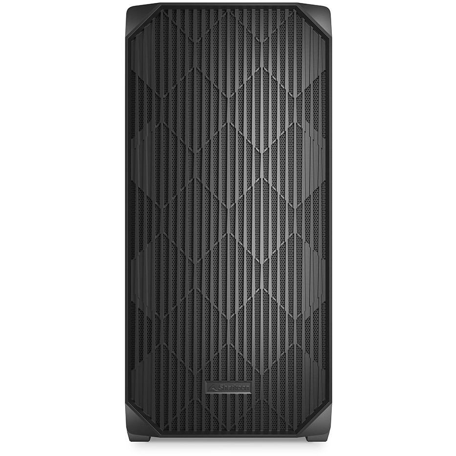 Kasë Sharkoon AK3 ATX 1xMetal - Zezë - Figura 2