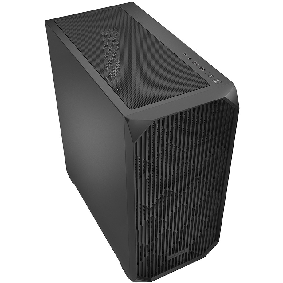 Kasë Sharkoon AK3 ATX 1xMetal - Zezë - Figura 3