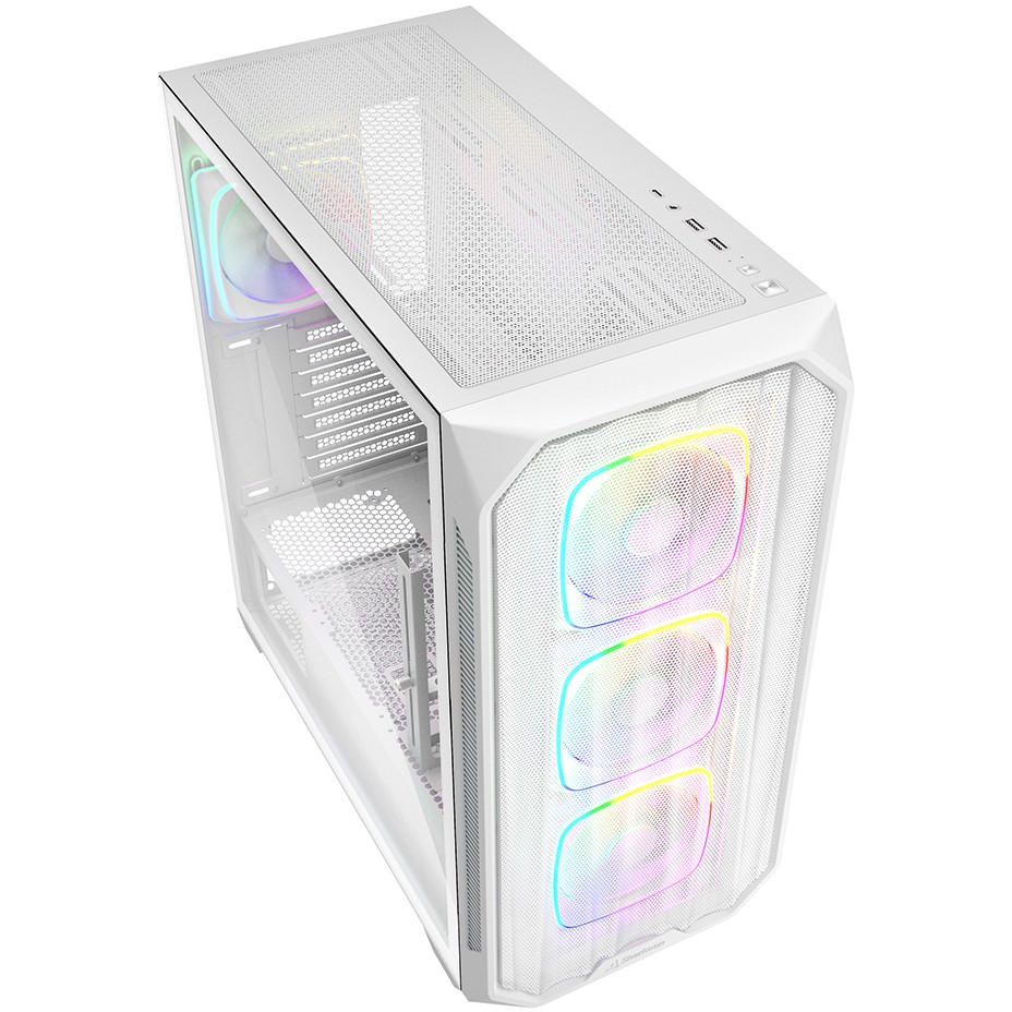 Kasë Sharkoon AK5M RGB ATX 1xMetal - Bardhë - Figura 3
