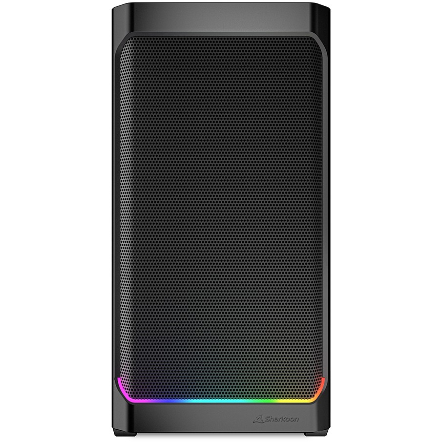 Kasë Sharkoon MK4W RGB Micro-ATX 1xGlass - Zezë - Figura 2