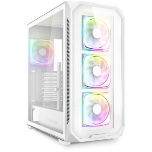 Kasë Sharkoon AK5G RGB ATX 1xGlass - Bardhë