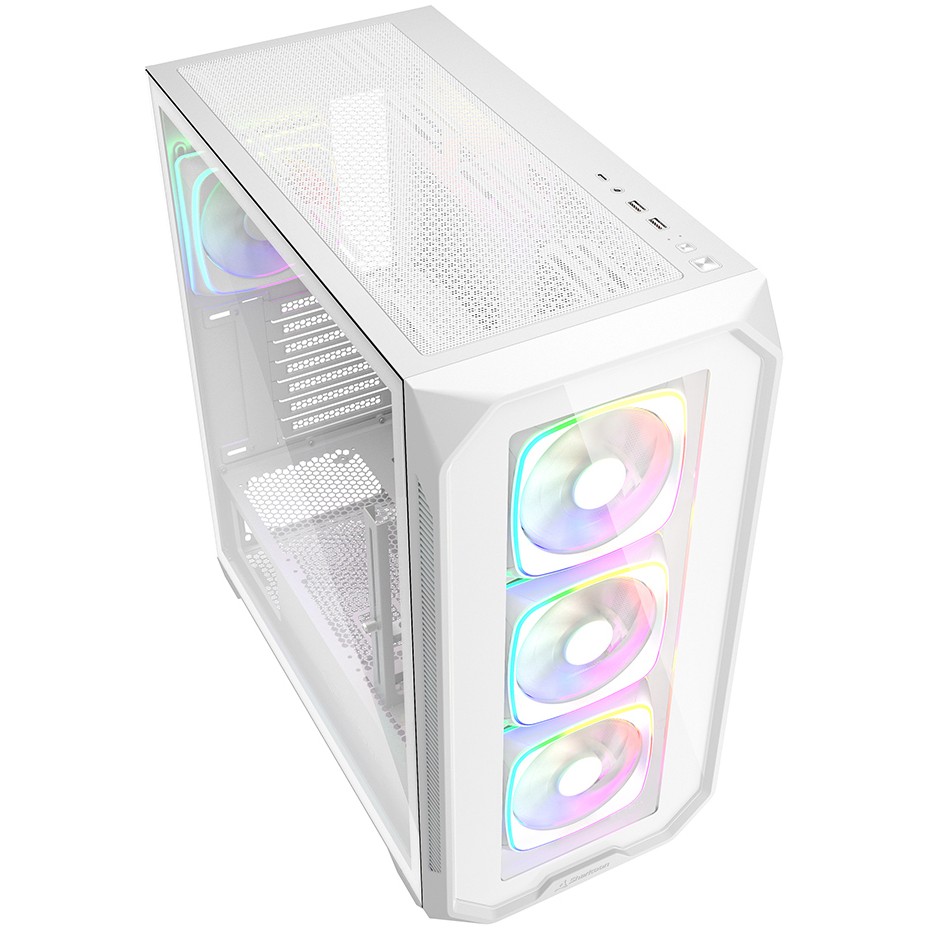 Kasë Sharkoon AK5G RGB ATX 1xGlass - Bardhë - Figura 3