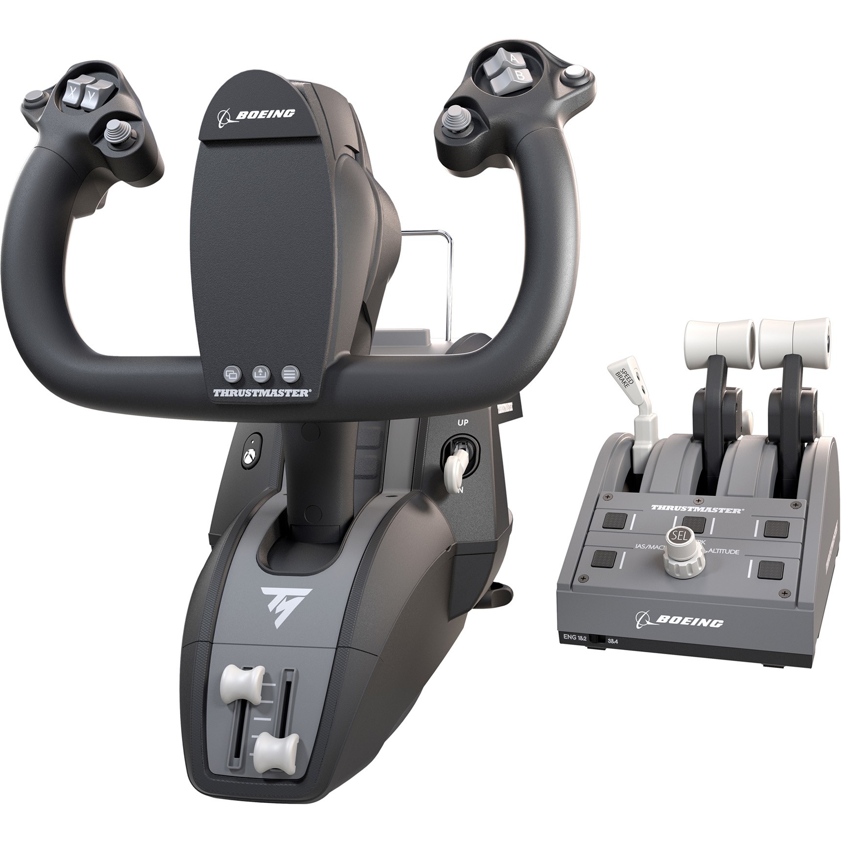 Kontroller & Timon Thrustmaster TCA Yoke Pack Boeing Edition / Civil Aviation Flight Controls for PC - Zezë
