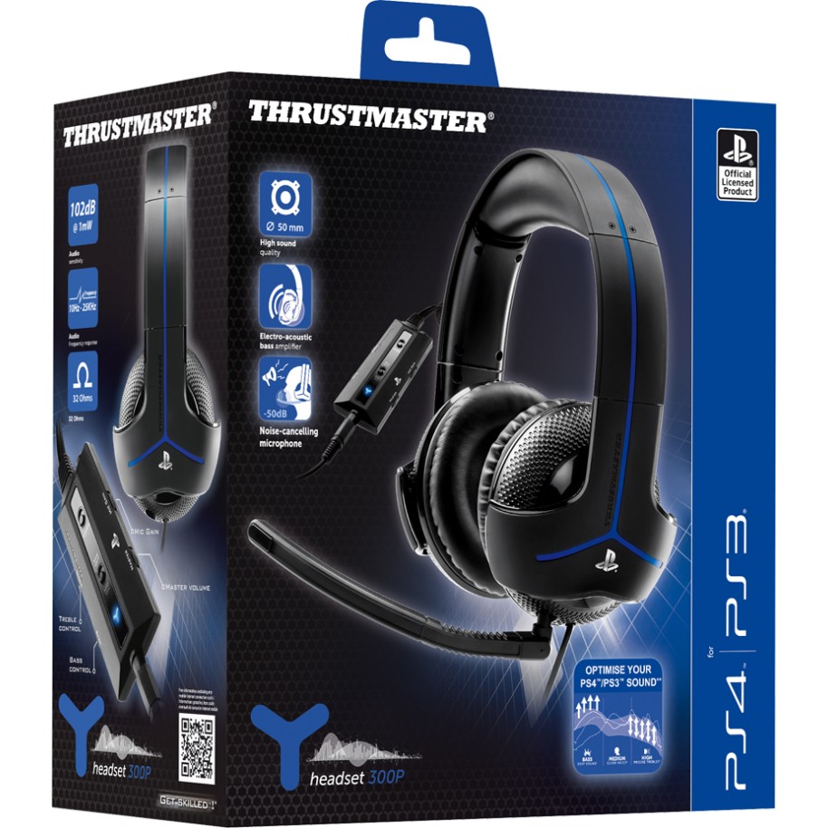 Kufje Gaming Thrustmaster Y-300P Headset / Designed for PlayStation Systems - Zezë / Blu - Figura 4
