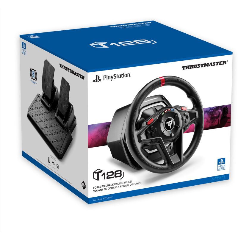 Kontroller,Timon & Pedale Thrustmaster T128 / Force Feedback Racing Wheel for PS5/PC - Figura 5