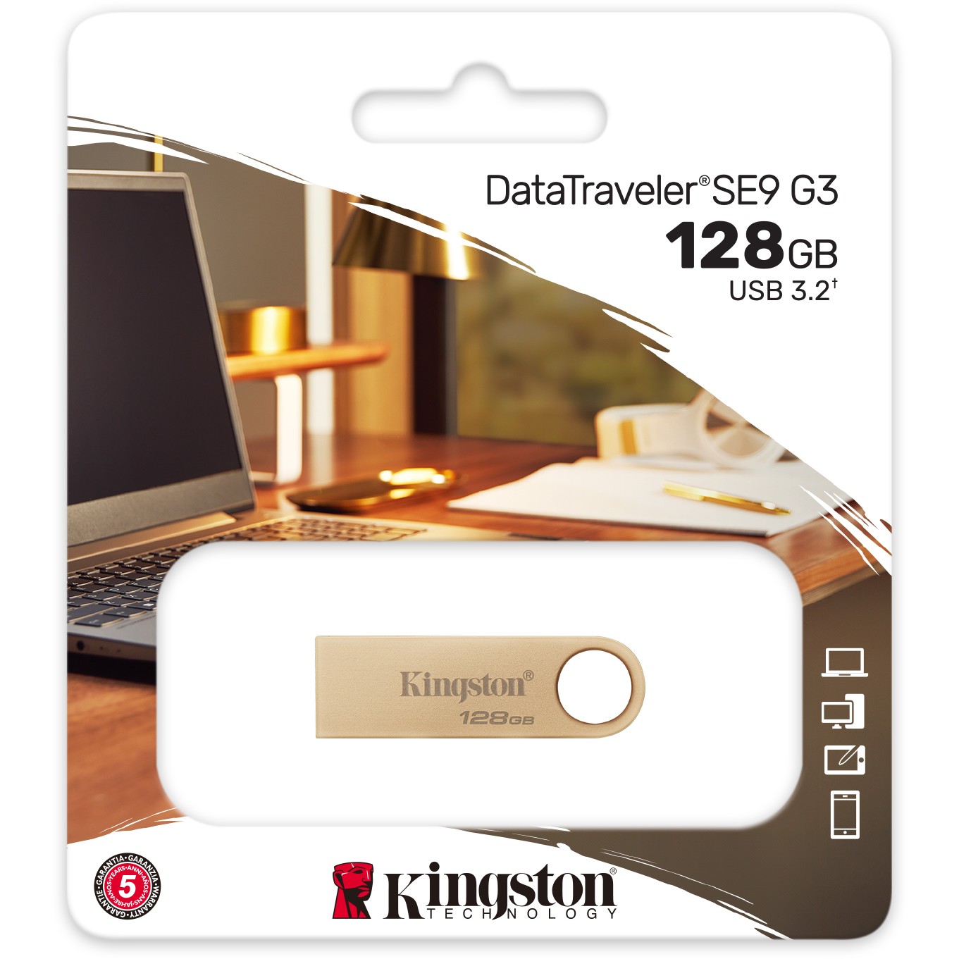 USB Flash Drive STICK Kingston 128GB DT USB 3.2 220MB/S GEN 1 - Figura 5