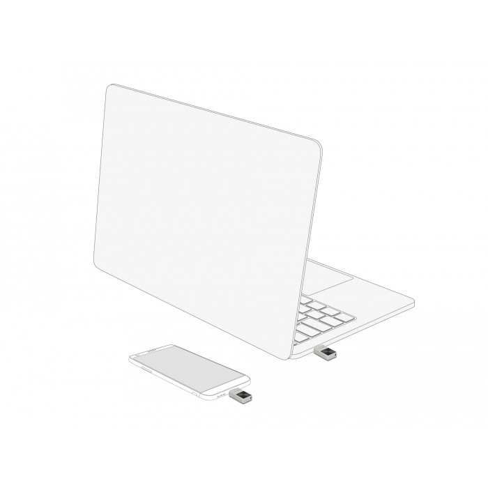 USB Flash Drive STICK DELOCK 5Gbps USB-C 64GB - Hiri - Figura 3