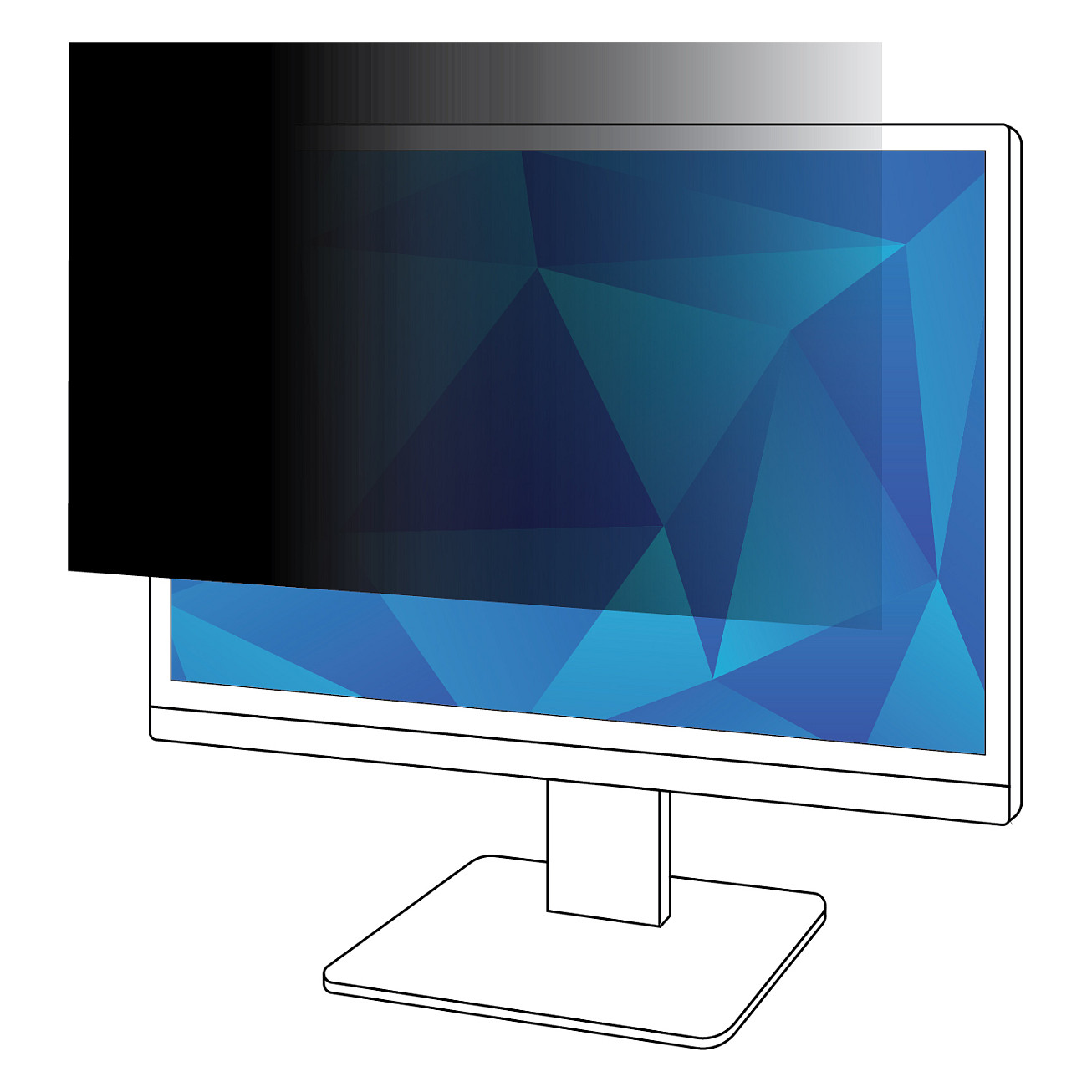 Xham/film mbrojtës 3M PF270W1B Privacy Screen Standard Desktop 27.0" 16:10