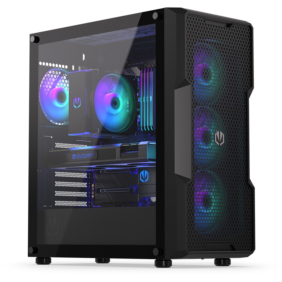 Kasë ENDORFY Regnum 400 ARGB Mid Tower - Zezë - Figura 2