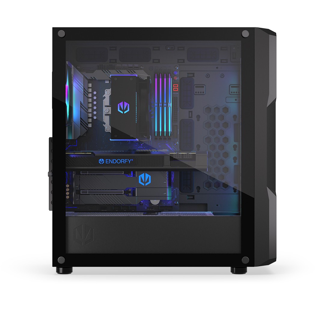 Kasë ENDORFY Regnum 400 ARGB Mid Tower - Zezë - Figura 3