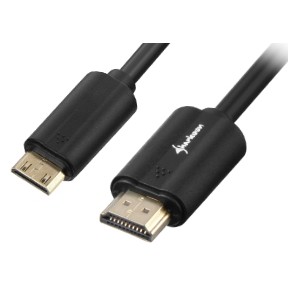 Kabllo HDMI Sharkoon → Mini HDMI 4K 1 m - Zezë