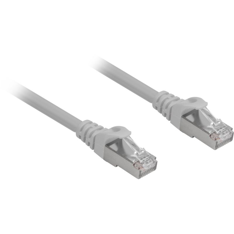 Kabllo për Rrjet Sharkoon Patch Cable S/FTP RJ-45 Cat.6a LSOH / 20m - Gri