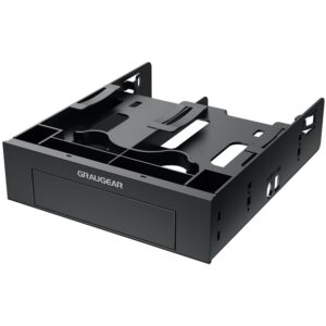 Këllëf për Disqe GRAUGEAR Mounting Frame / 2x 2.5" & 3.5" HDD/SSD / for 5.25" Bay