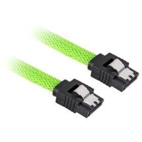 Kabllo Sharkoon SATA III / 0.3m - Gjelbër