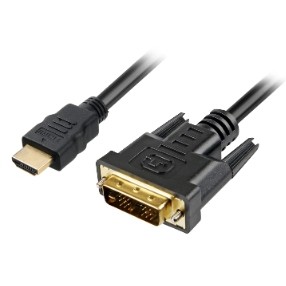 Kabllo Sharkoon DVI-D → DVI-D (18+1) / St–St / 1m - Zezë