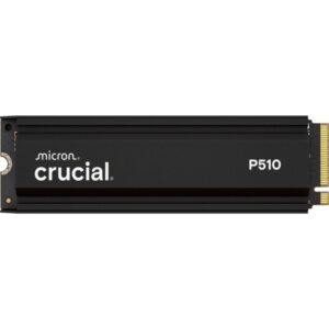 SSD të Brendshme 1TB M.2 Crucial P510 Gen5 2280 NVMe PCIe M.2 SSD with Heatsink