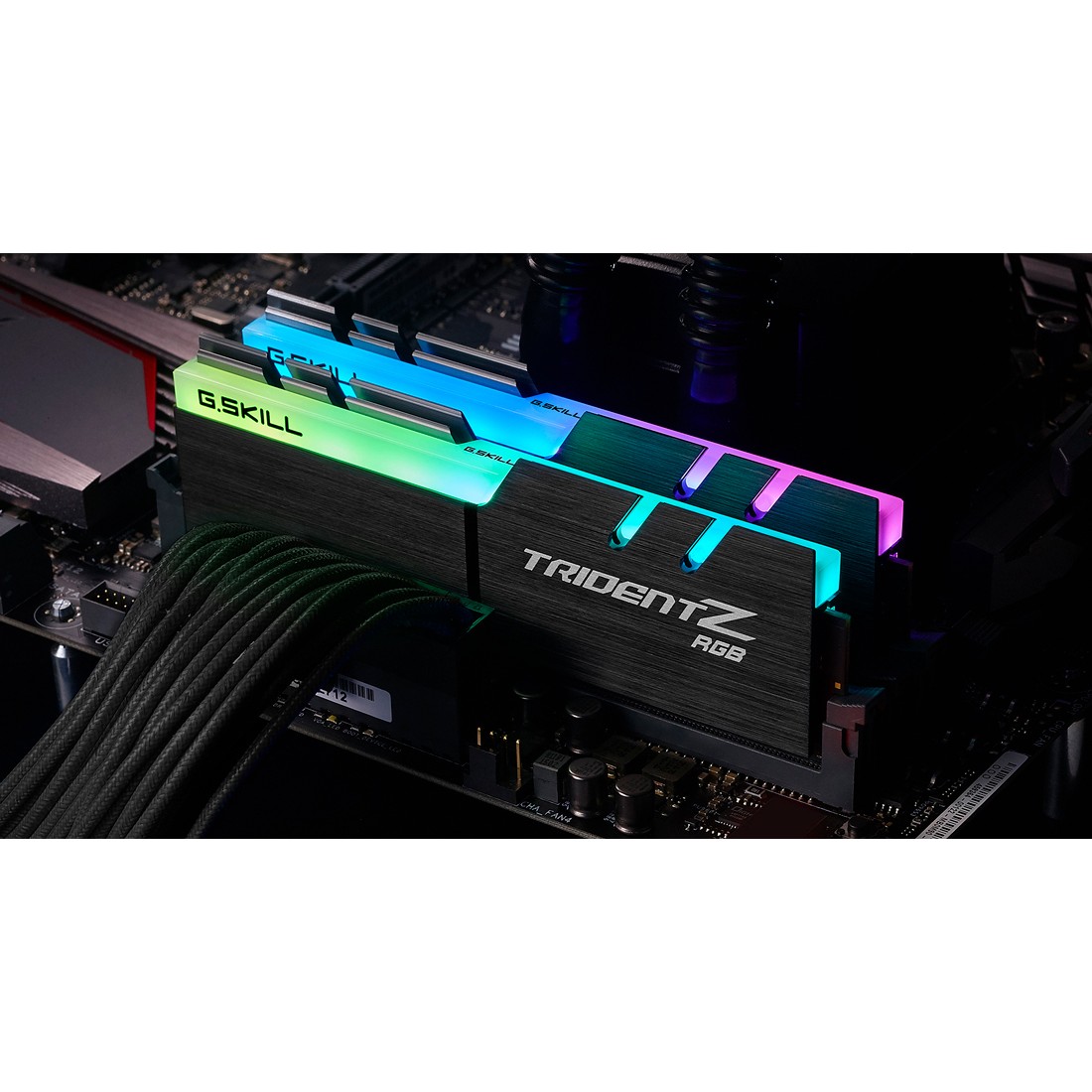 RAM Memorie DDR4 G.Skill Trident Z RGB 16GB (2x8GB) 3600MHz CL16 Dual Channel Kit / 16GTZRC (Intel XMP, Black) - Figura 3