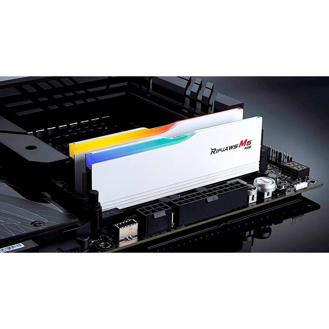 RAM Memorie DDR5 G.Skill Ripjaws M5 RGB 32GB (2x16GB) 6400MHz CL32 Dual Channel Kit / RM5RW (Intel XMP, White) - Figura 2
