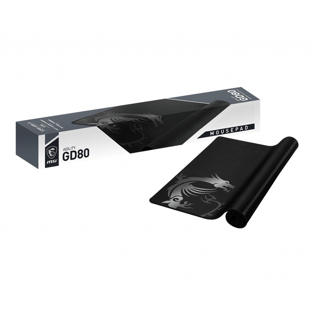 Mauspad MSI Agility GD80 Gaming X12-E89 / 1200 x 600 x 3 mm - Zezë - Figura 5