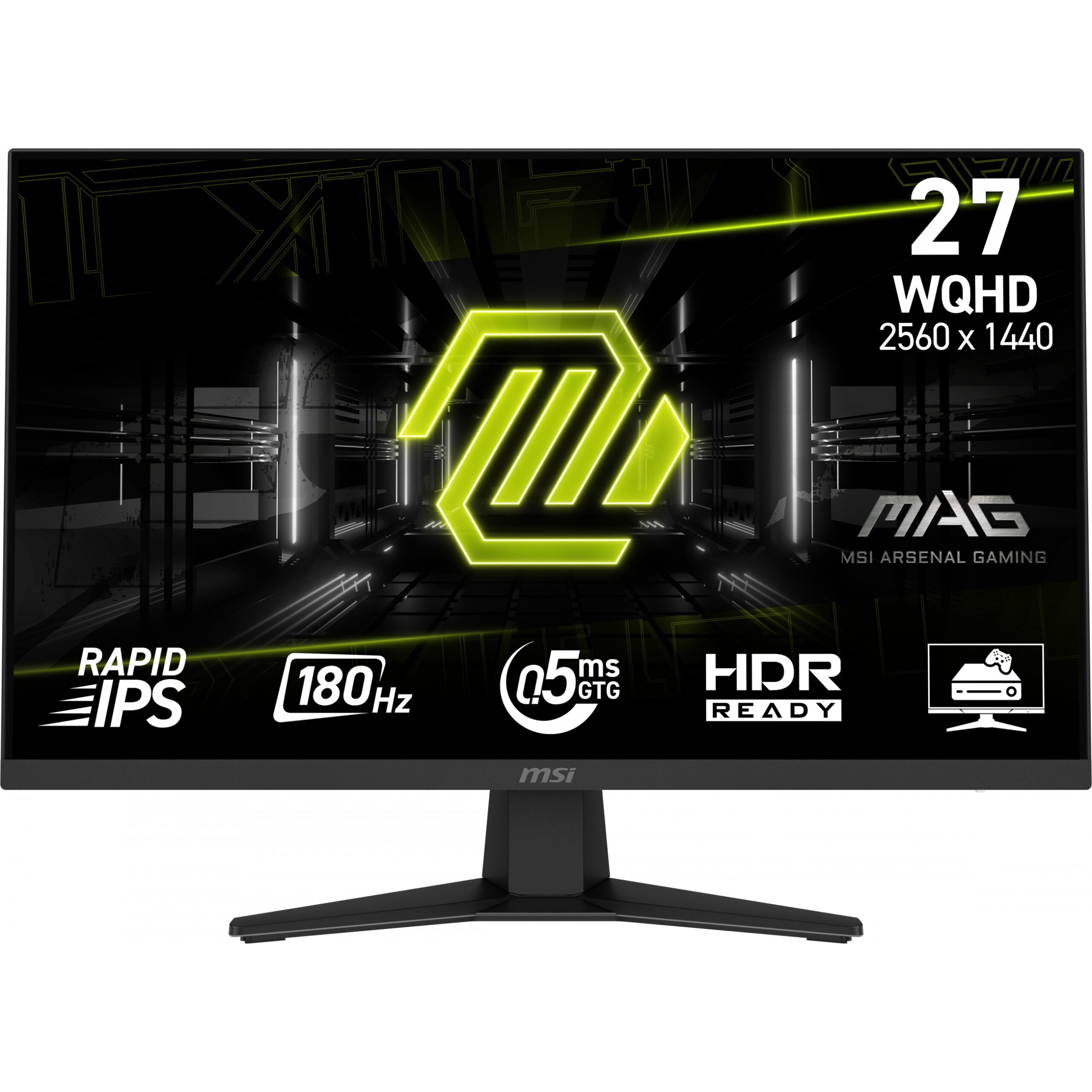 Monitor Gaming MSI MAG 274QRFDE / 27" / WQHD Rapid IPS LCD / 180 Hz / 0.5ms / HDMI+DP / Zezë - Figura 2