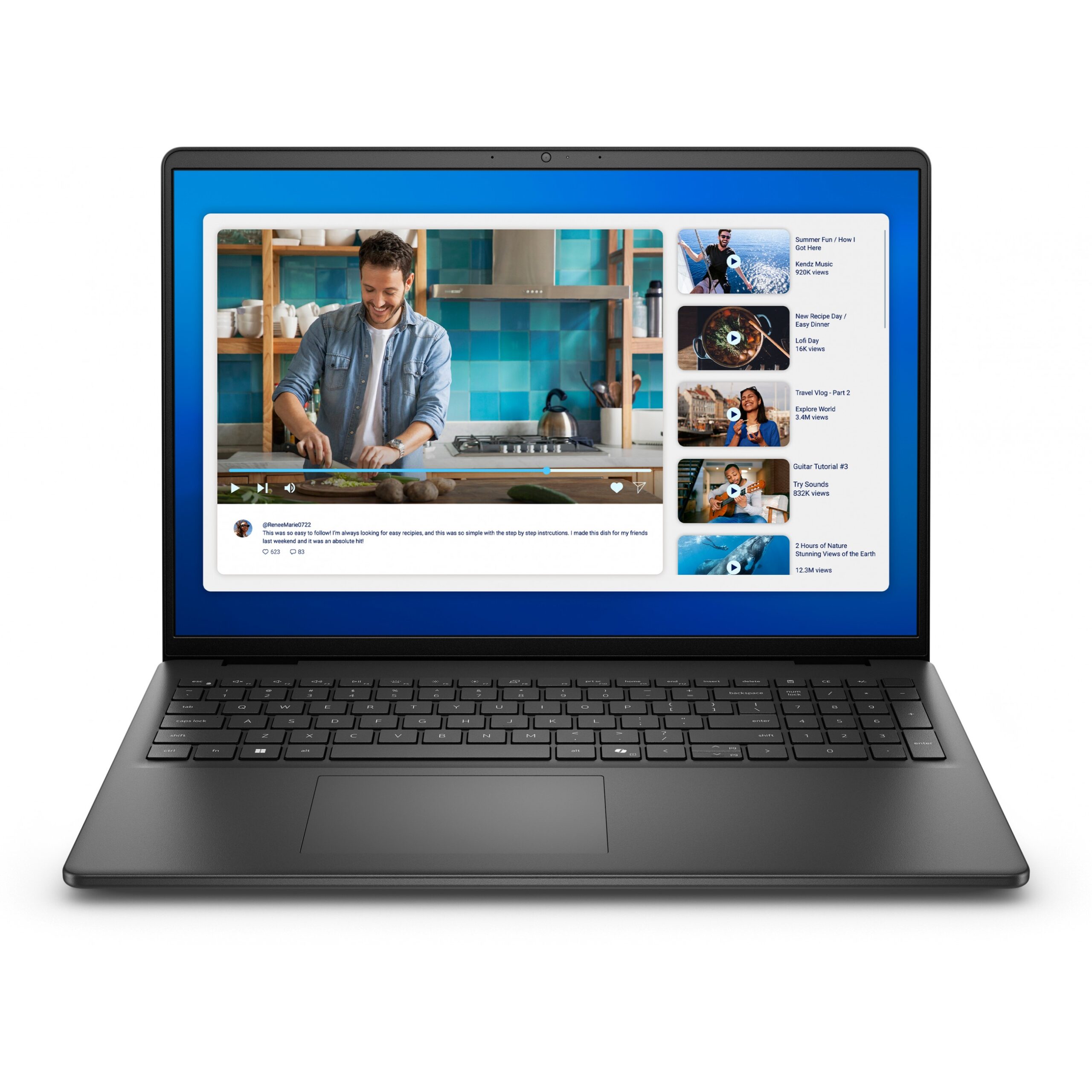 Laptop Dell 16 DC16250 / Core 5-120U / 16GB DDR5 / 1TB / 16" Full HD+ IPS WVA / Intel Graphics / DE - Zezë - Figura 2