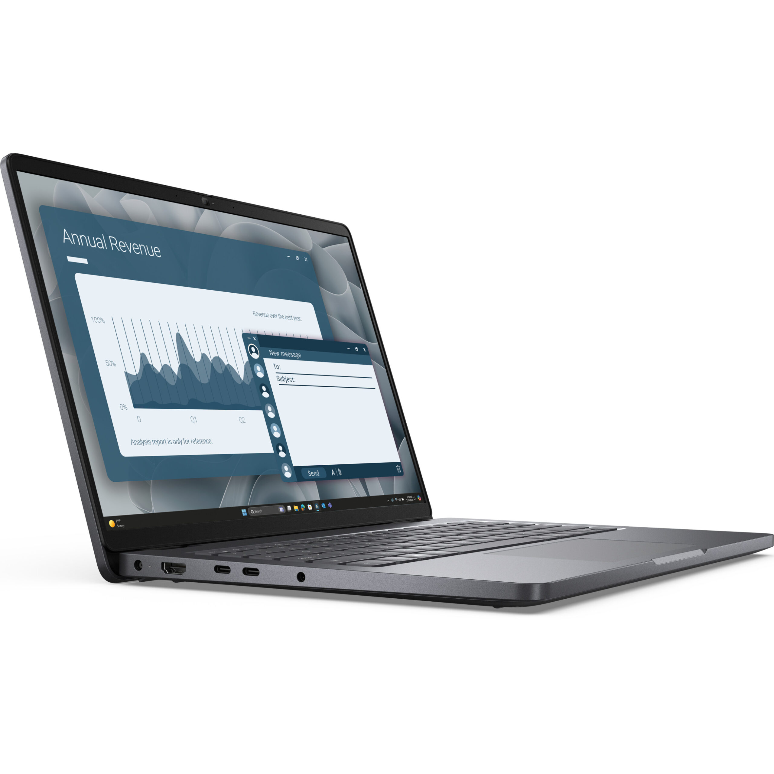 Laptop Dell Pro 14 PC14255 / AMD Ryzen 5 PRO 215 / 16GB DDR5 / 512GB / 14" Full HD+ IPS / AMD Radeon 740M / DE - Zezë - Figura 2