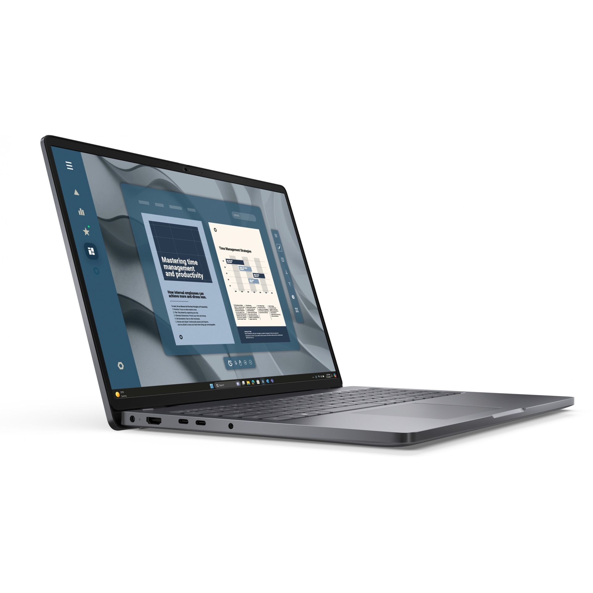 Laptop Dell Pro 16 PC16255 / AMD Ryzen 5 PRO 215 / 16GB DDR5 / 512GB / 16" Full HD+ IPS / AMD Radeon 740M / DE - Zezë - Figura 2