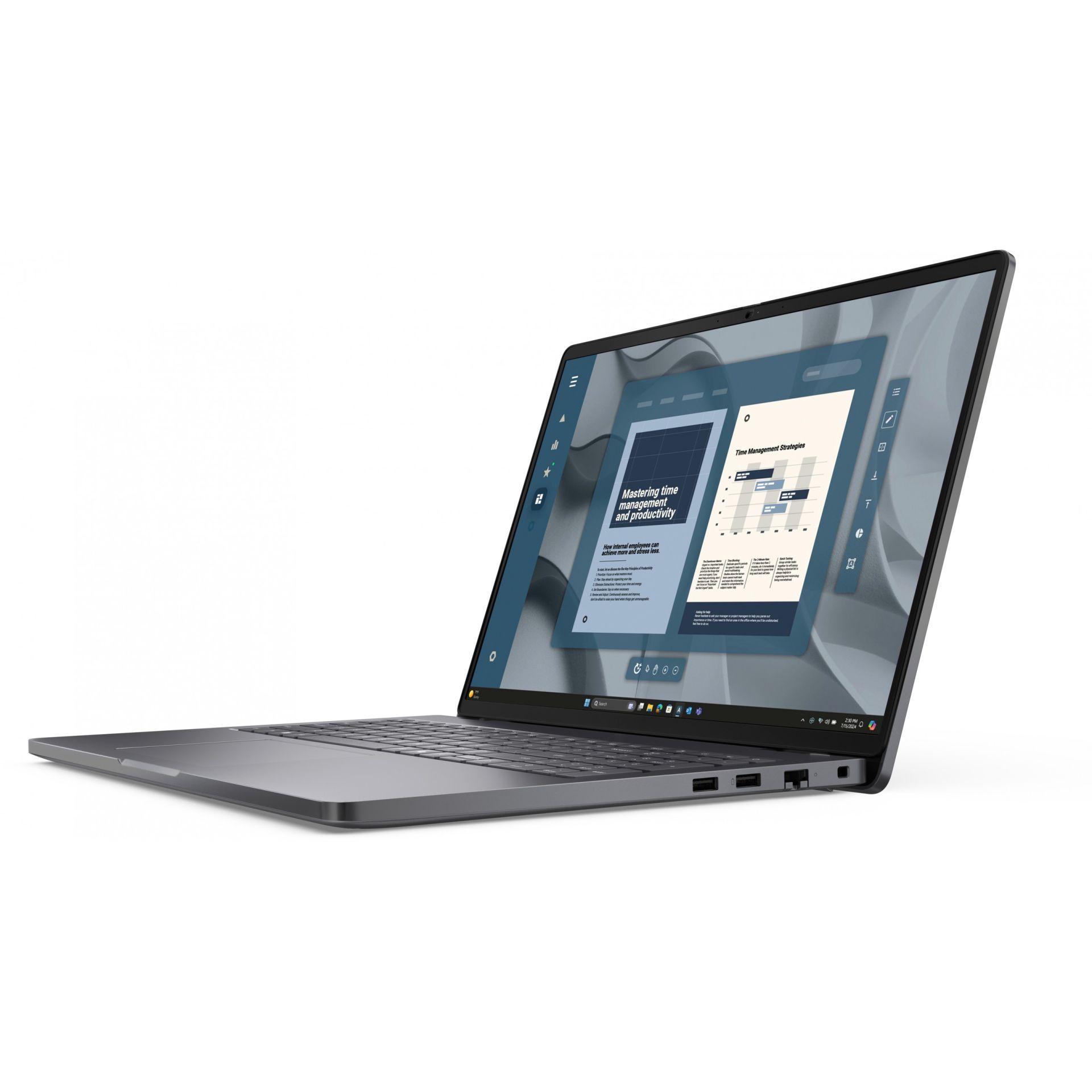 Laptop Dell Pro 16 PC16255 / AMD Ryzen 5 PRO 215 / 16GB DDR5 / 512GB / 16" Full HD+ IPS / AMD Radeon 740M / DE - Zezë - Figura 3