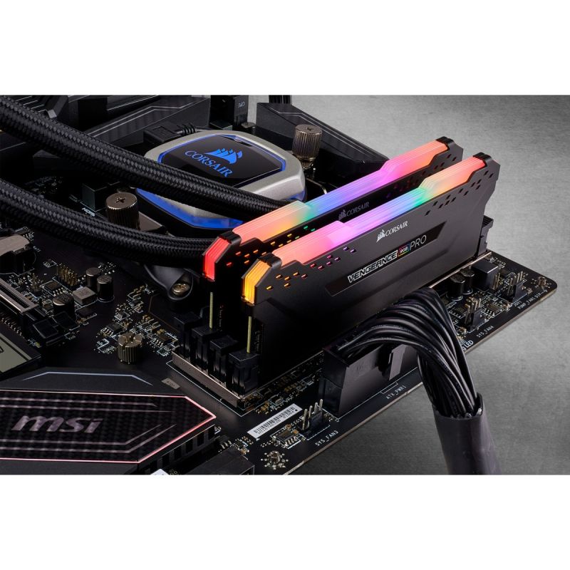 RAM Memorie DDR4 Corsair Vengeance RGB Pro 32GB / 3600MHz CL18 / Zezë - Figura 3