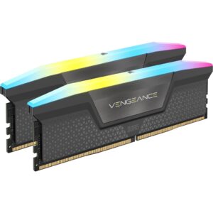 RAM Memorie DDR5 Corsair Vengeance RGB 64GB / 6000MHz CL30 / Gri