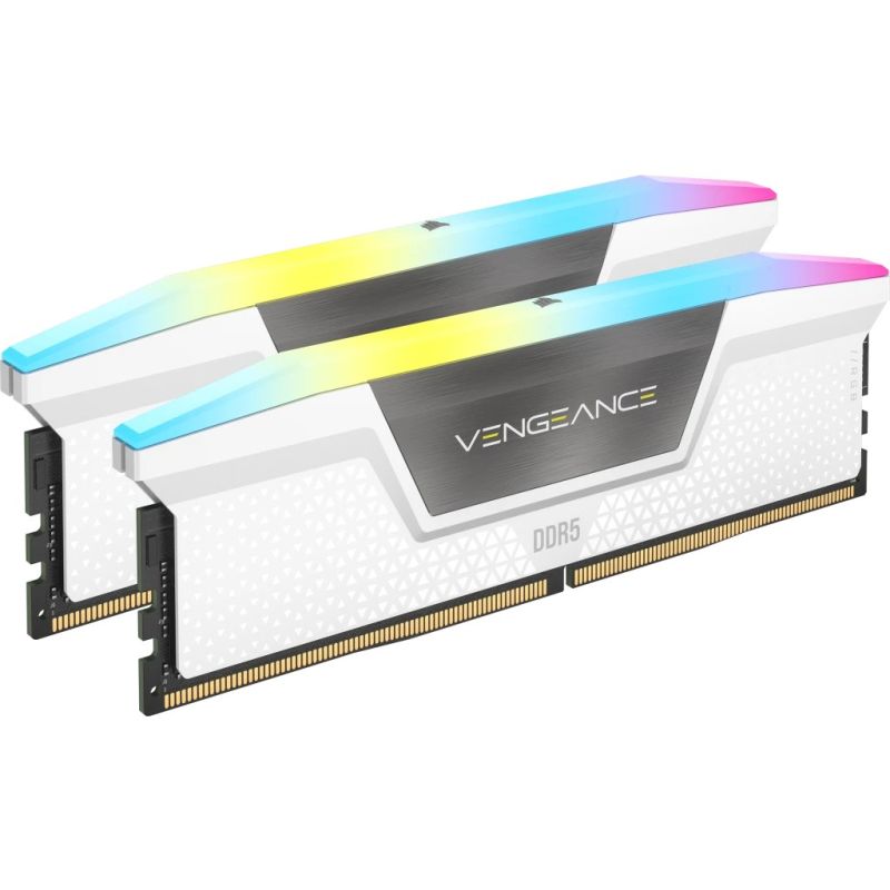 RAM Memorie DDR5 Corsair Vengeance RGB 32GB / 6000MHz CL36 / Bardhë