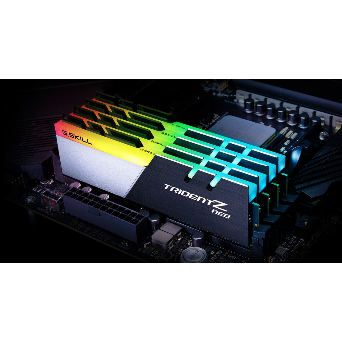 RAM Memorie DDR4 G.SKILL 32 GB / 3600 MT/s / CL18 / Trident Z Neo RGB / Intel XMP / Zezë - Bardhë - Figura 2