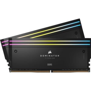 RAM Memorie DDR5 CORSAIR DIMM Kit 32 GB / 6000 MT/s – CL30 – DOMINATOR TITANIUM RGB / Zezë