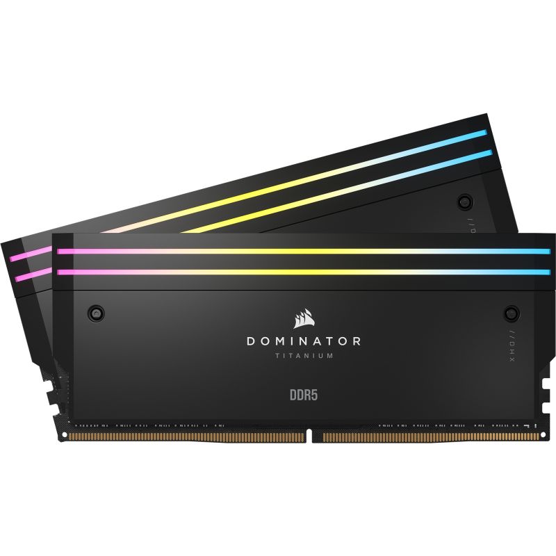 RAM Memorie DDR5 CORSAIR DIMM Kit 64 GB / 6000 MT/s – CL30 – DOMINATOR TITANIUM RGB / Zezë