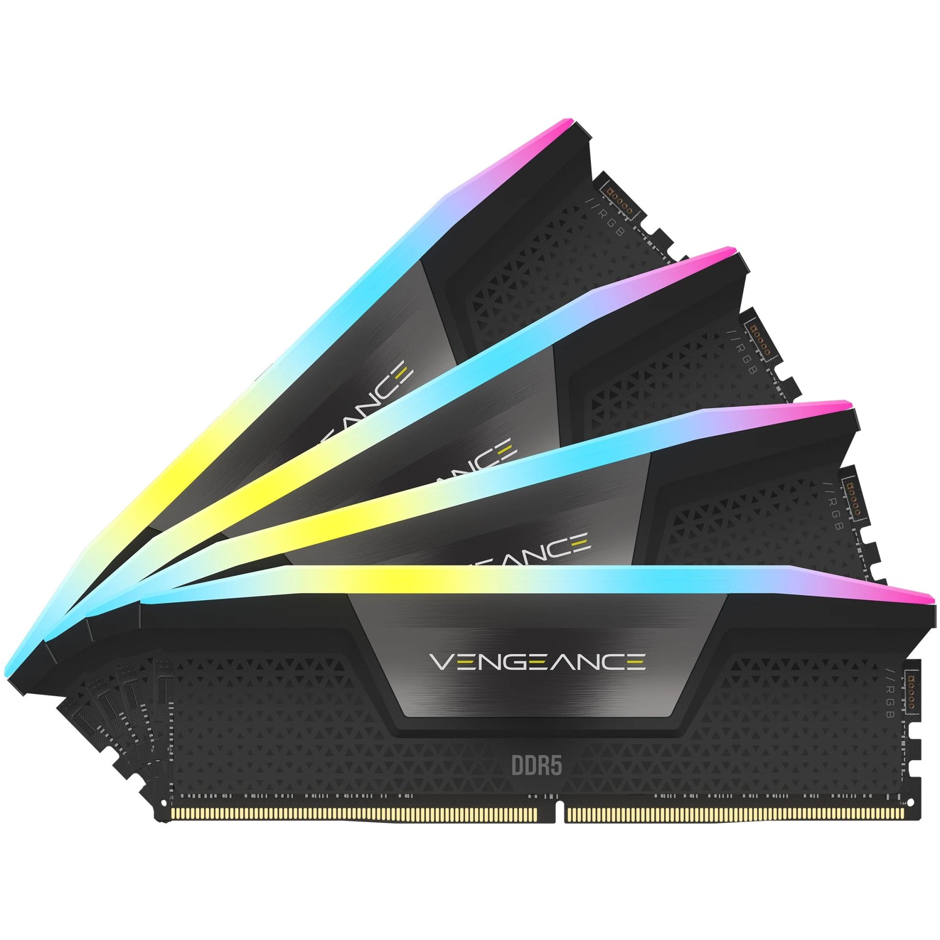 RAM Memorie DDR5 CORSAIR DIMM Kit 128 GB/ 5600 MT/s – CL40 – VENGEANCE RGB / Zezë - Figura 2