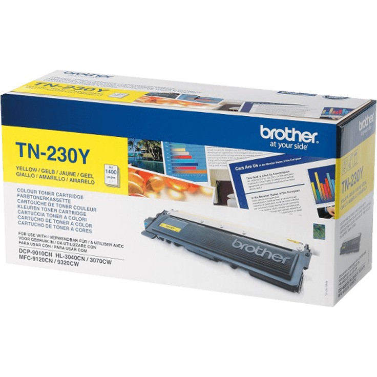 Toner Original Brother TN-230Y Cartridge – HL-3040CN/3070CW. MFC-9120CN/9320CW / 1,400 faqe - Verdhë - Figura 2