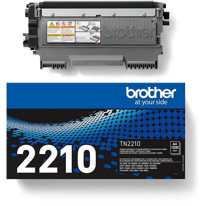 Toner Original Brother TN-2210 Cartridge – HL-2240/2240D/2250DN / 1,200 faqe - Zezë - Figura 3