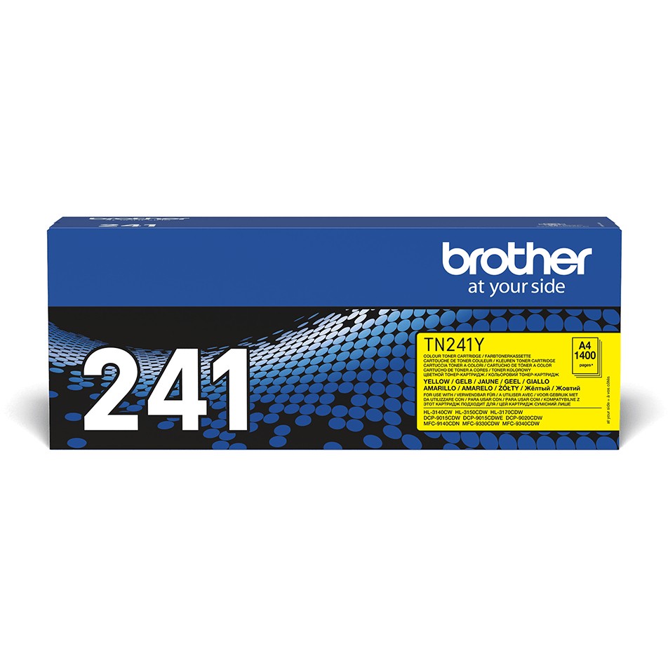 Toner Original Brother TN-241Y Cartridge – HL-3140 / 50/ 70 / 1,400 faqe - Verdhë