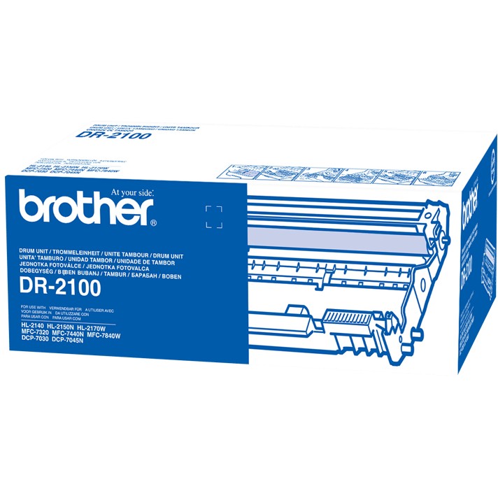 Toner Brother DR-2100 Drum Unit / 12,000 faqe -Zezë - Figura 2