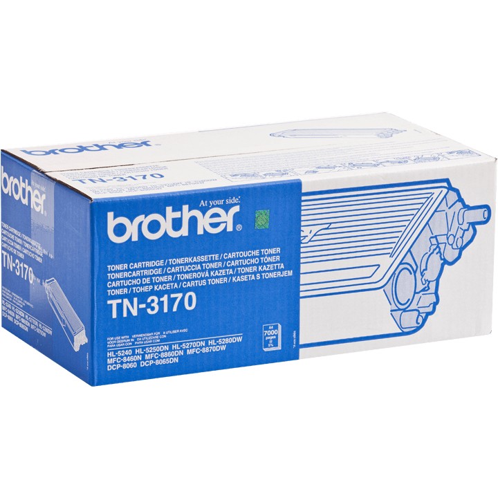 Toner Original Brother TN-3170 Cartridge – 7000 faqe -Zezë - Figura 2