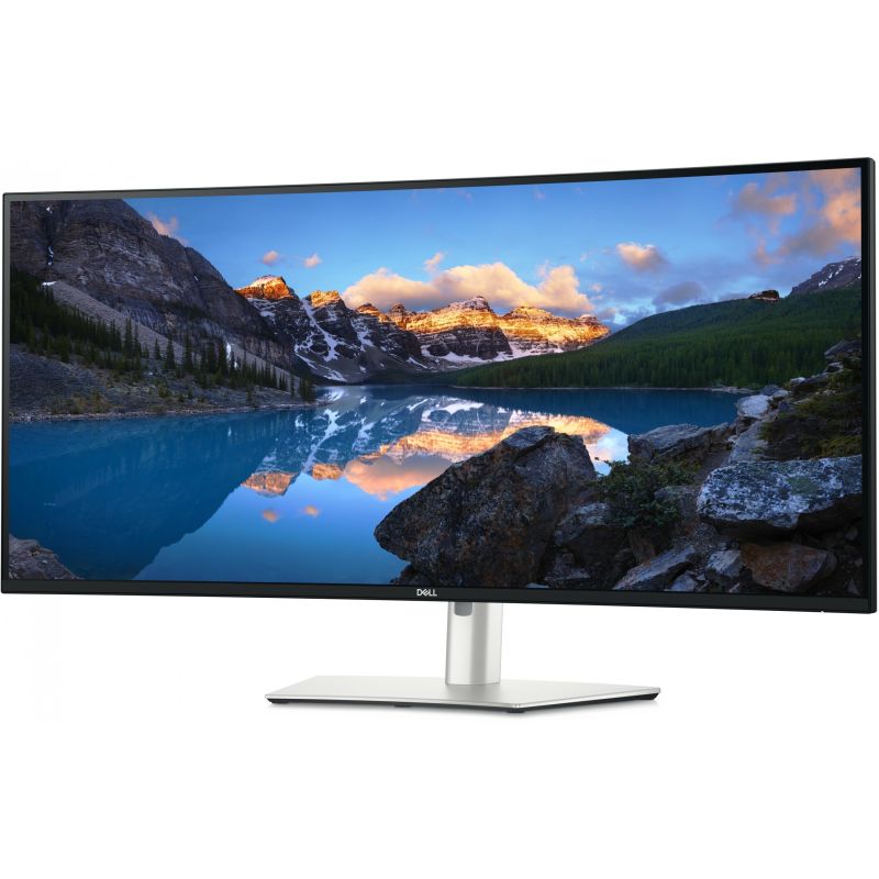 Monitor DELL UltraSharp / 40"/ 5K Ultra HD IPS / LCD / Curved / 120Hz / 8ms / USB-C + USB-A + HDMI + DisplayPort + Thunderbolt + HDCP - Zezë/Argjend - Figura 4