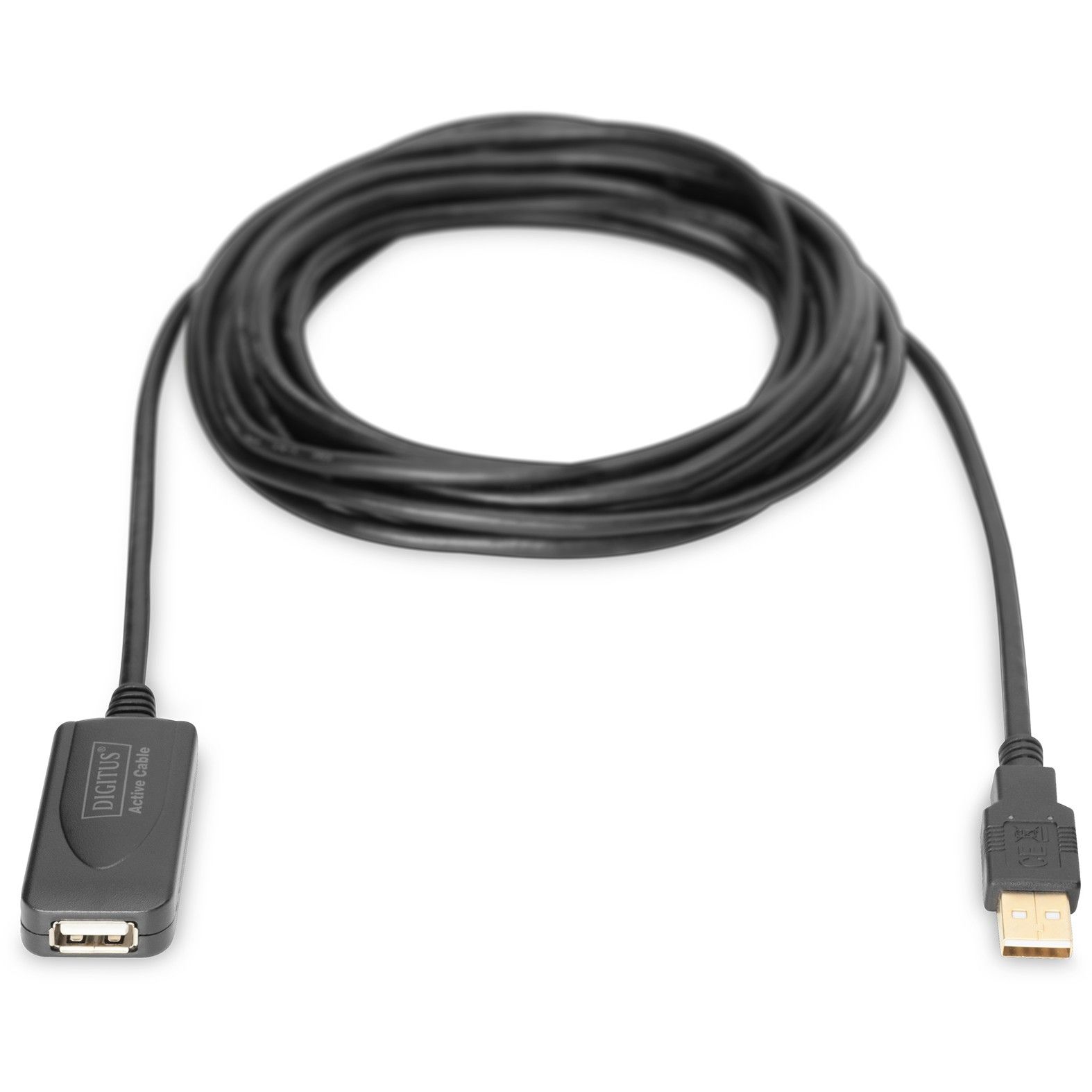 DIGITUS Kabllo Zgjatuese USB 2.0 Type A (Plug–Socket) / 5.0m - Zezë - Figura 3