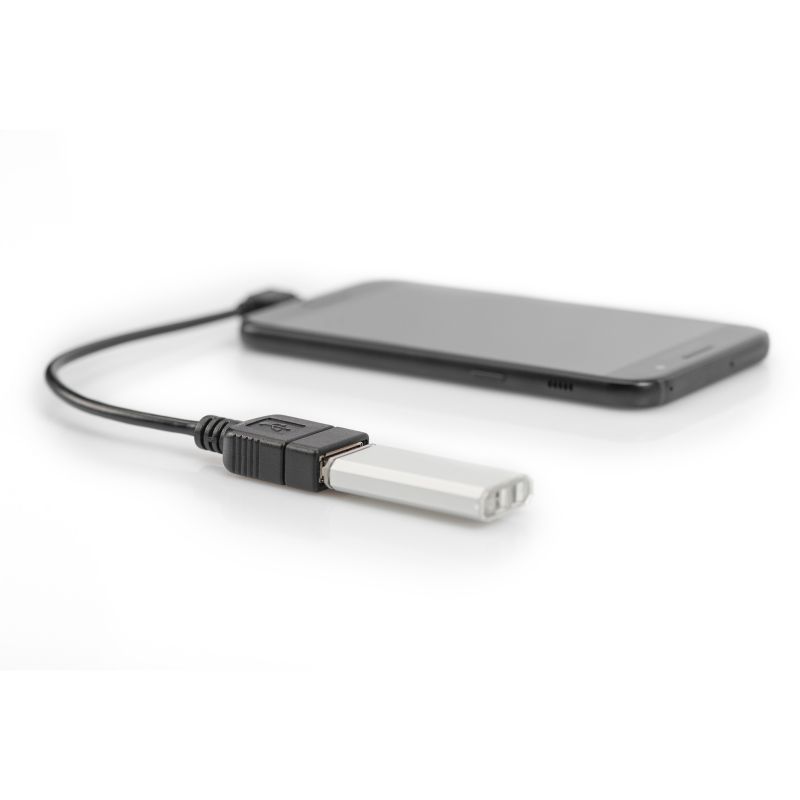 Adapter/Konvertues USB DIGITUS OTG USB Micro‑B në USB‑A Plug/Socket 0.15m - Zezë - Figura 2