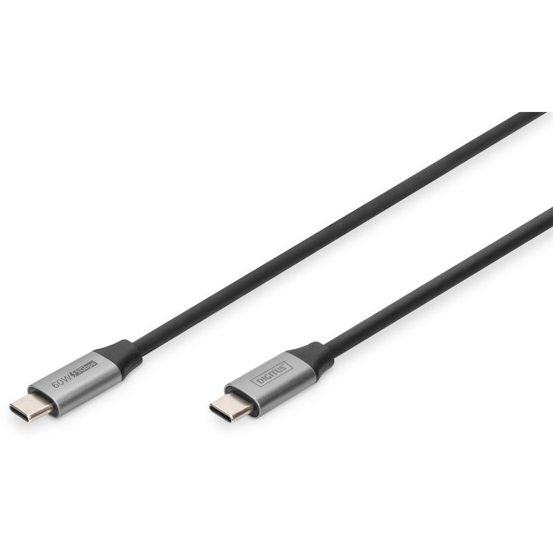Kabllo USB DIGITUS 3.0 Type‑C në Type‑C Plug/Plug 1m - Zezë