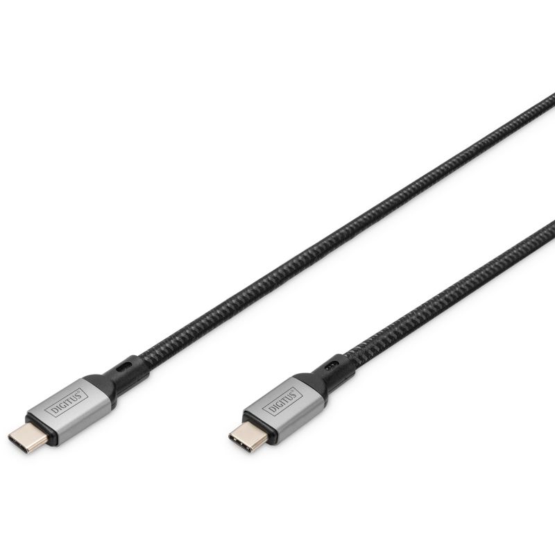 Kabllo USB DIGITUS 4.0 Type‑C në Type‑C 20 Gbit/s 3m - Zezë