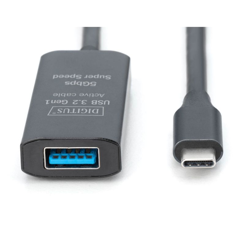 Kabllo USB zgjatues DIGITUS USB‑C në USB‑A (M/F) 10G 10m - Figura 2