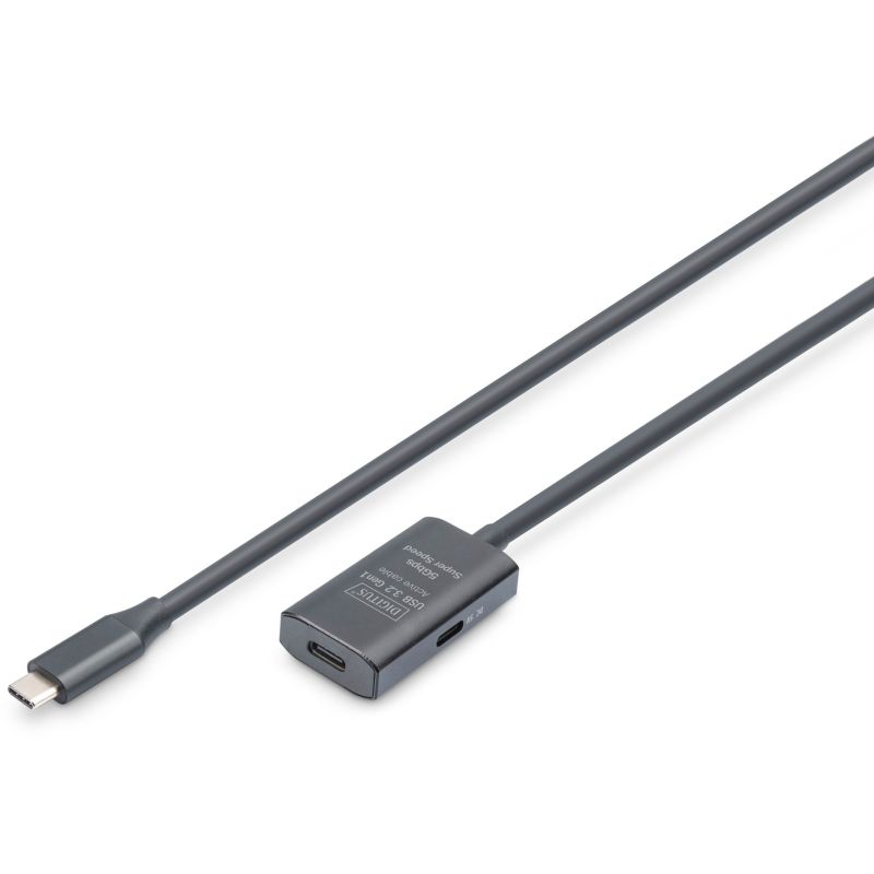Kabllo USB zgjatues DIGITUS USB‑C në USB‑C (M/F) 5G 5m